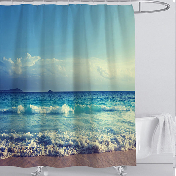 Beach-Themed Shower Curtain Stornfield