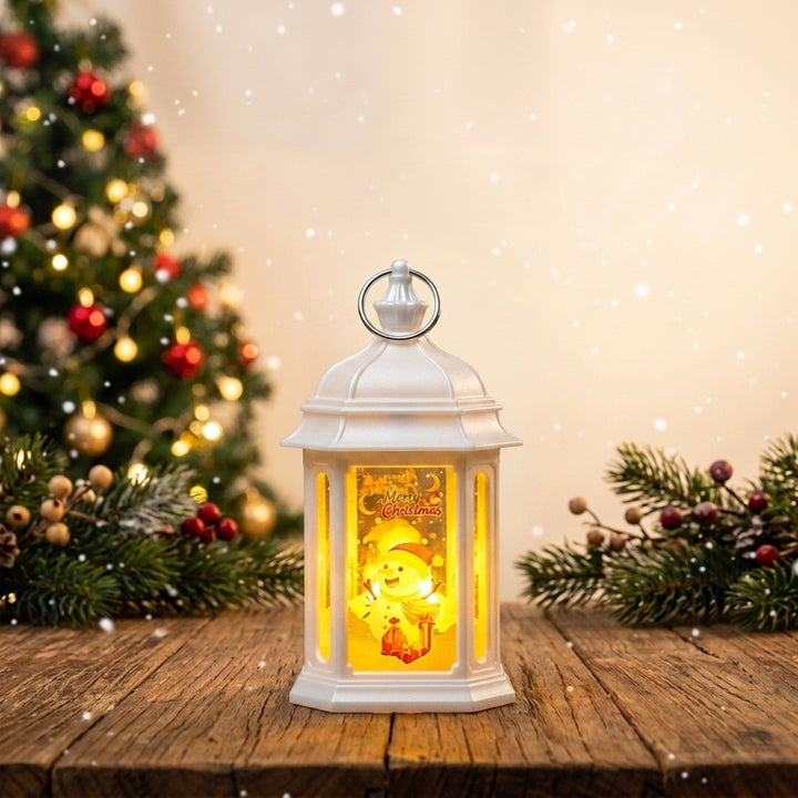 Atmospheric LED Christmas lantern
