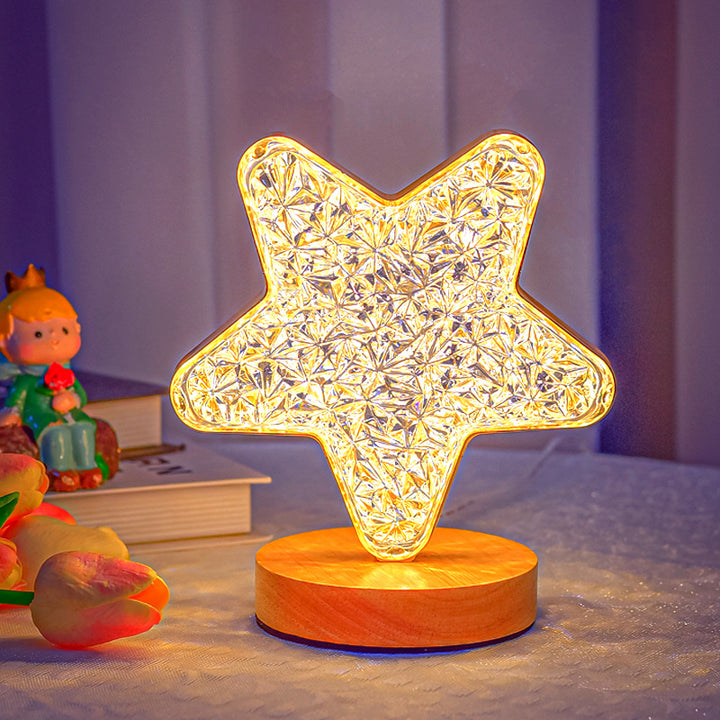 Moon-Shaped Decorative Lamp