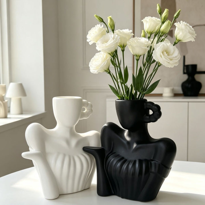 Decorative Lady Figure Watering Can Stornfeild