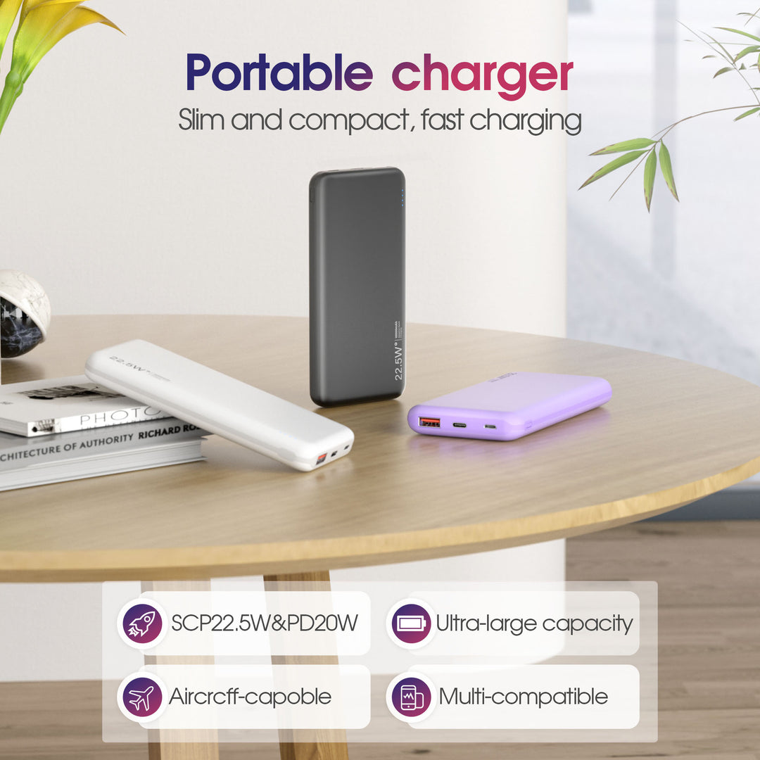 Portable power bank with fast charging and multiple charging ports Stornfield