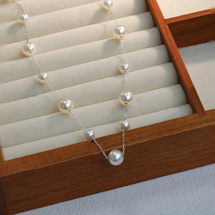 Pearl Drop Lariat Necklace Stornfield