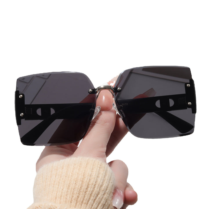 Women's High-Quality Rectangular Sunglasses with Fashionable Metal Frame Stornfield