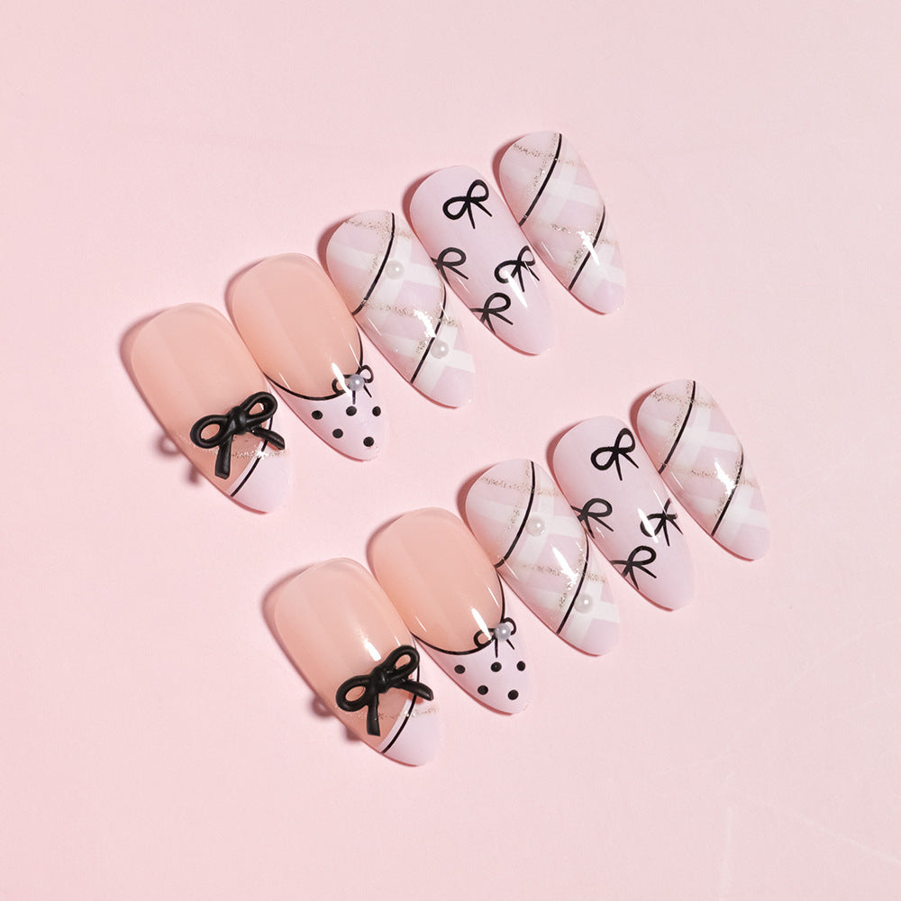 DIY Artistic Press-On Nail Set Stornfield