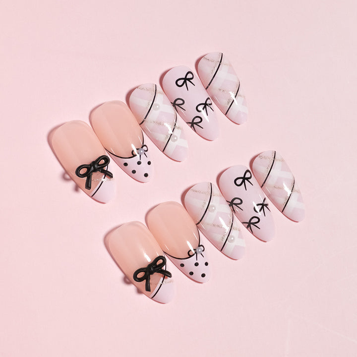 DIY Artistic Press-On Nail Set Stornfield