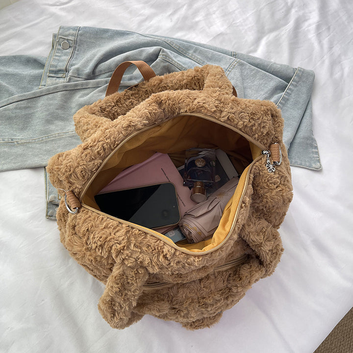 Plush handbag with bear motif Stornfield