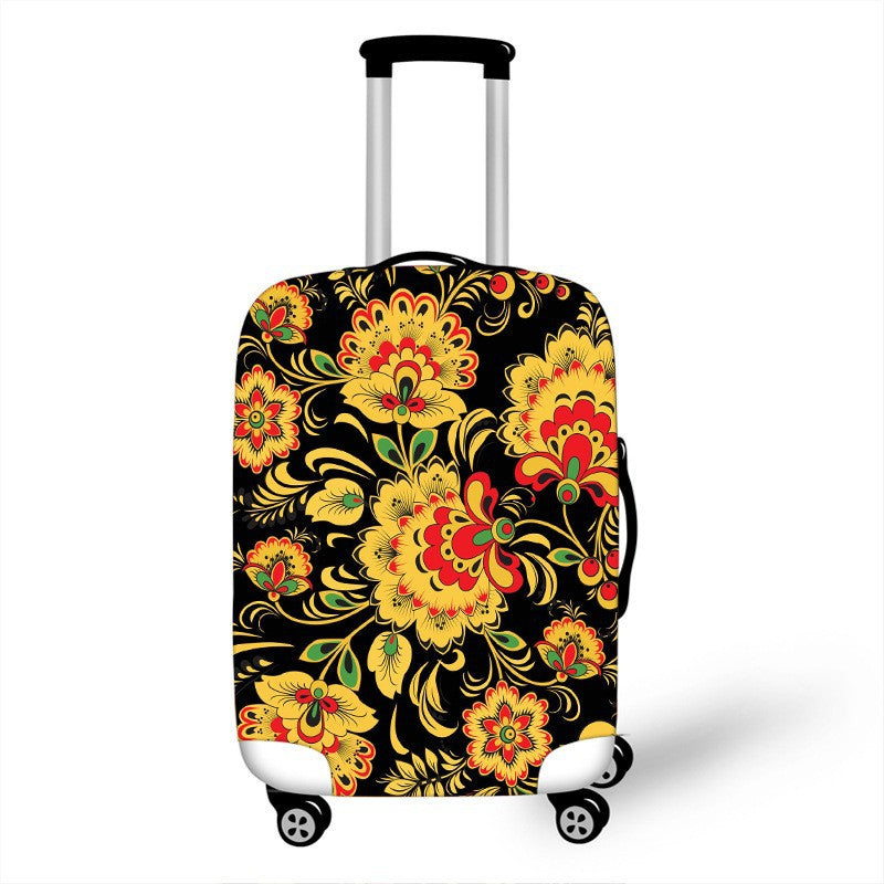 Women's hardshell travel suitcase with floral design Stornfield