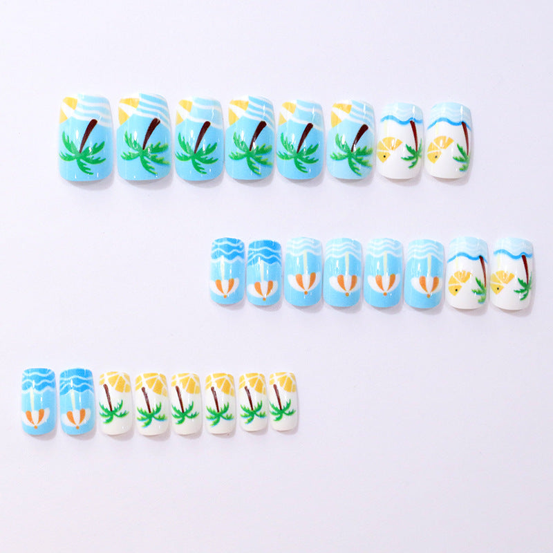 Beach-Themed Decorative Nail Art Stornfield