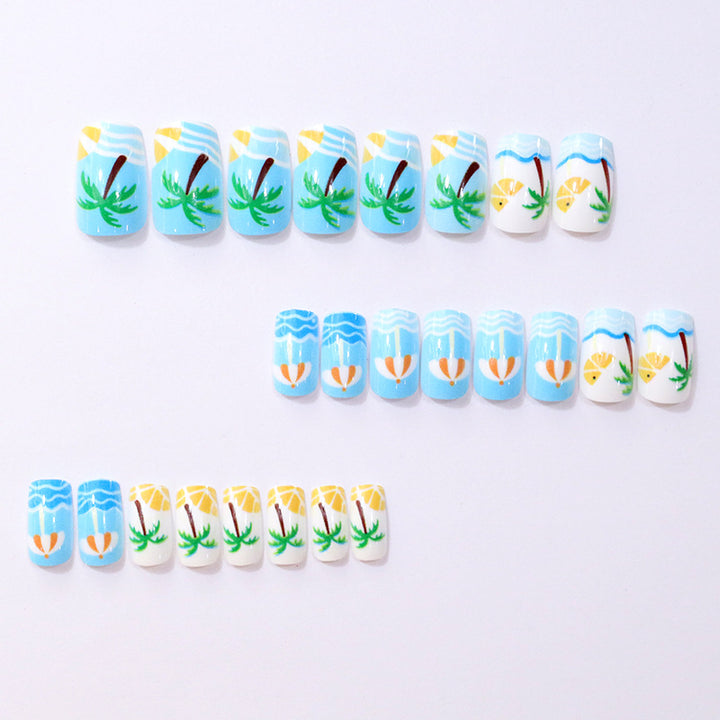 Beach-Themed Decorative Nail Art Stornfield