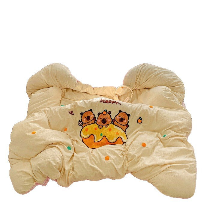 Cute Cartoon Bear Pattern Duvet Cover Set