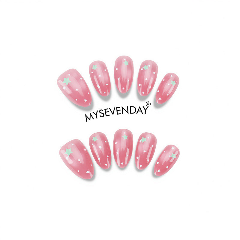 Decorative Star-Designed Press-On Nail Set Stornfield