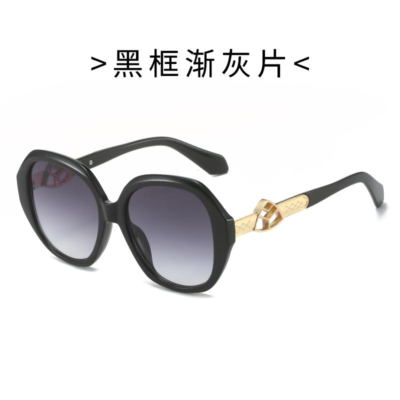 Women's Oversized Sunglasses with Golden Accents Stornfield
