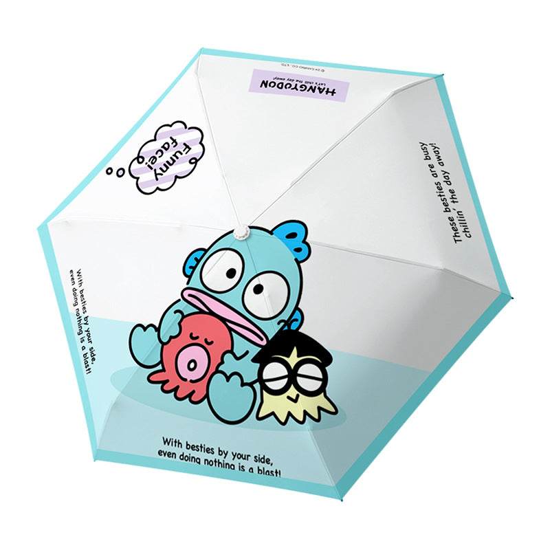 Women's funny folding umbrella with creative cartoon designs Stornfield