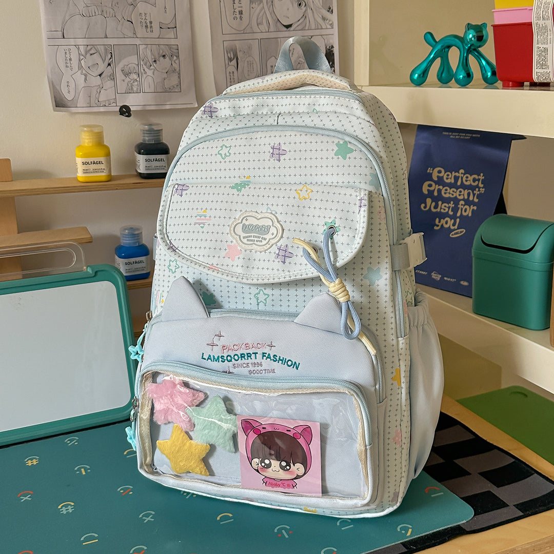Fun-Printed Canvas Backpack Stornfield