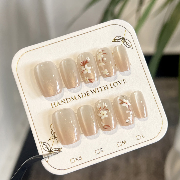 Artificial Nail Art with Timeless Floral Design Stornfield