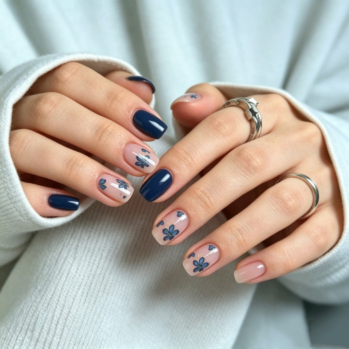 Floral Press-On Nail Set Stornfield 1787395178