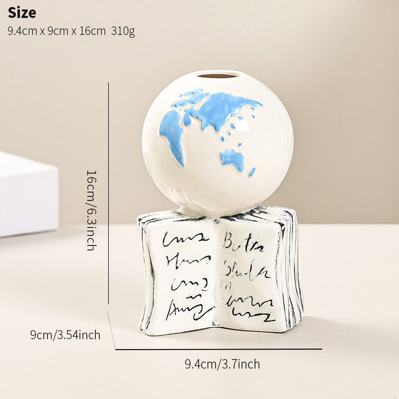 Elegant Ceramic Globe Bank Stornfield