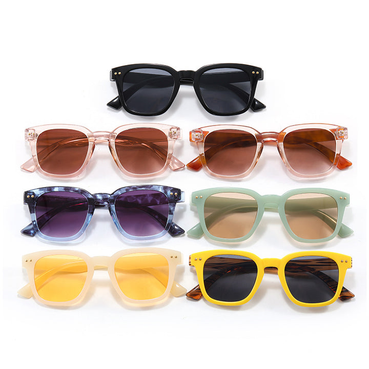 Women's Square Sunglasses with Modern Transparent Frame and UV Protection Stornfield
