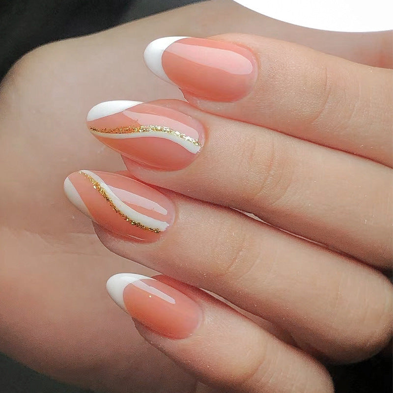 Artistic Heart-Accent Press-On Nail Set Stornfield