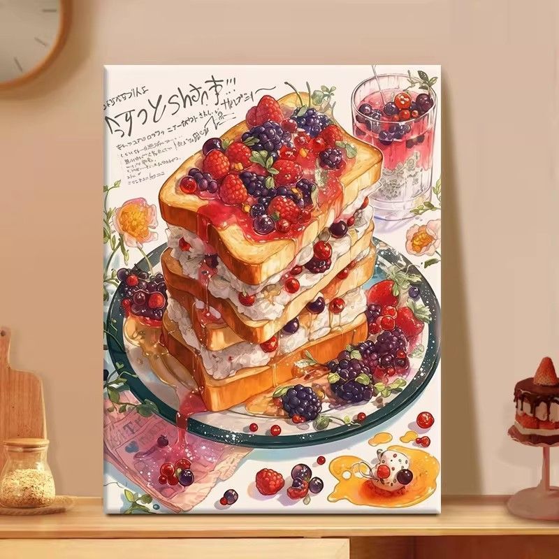 Gourmet Dessert-Themed Wall Art Stornfield