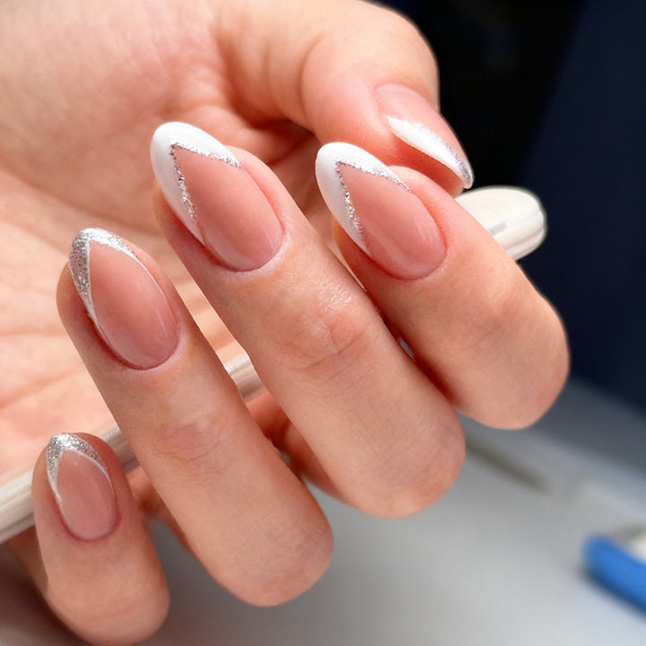 Elegant French Tip Acrylic Nail Enhancements Stornfield 1789915640