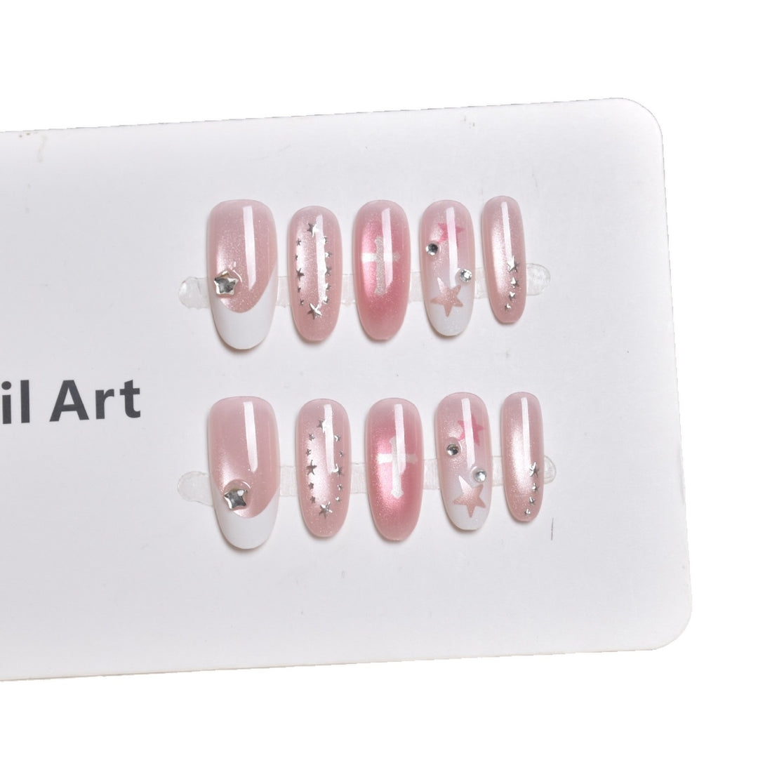 Decorative Ombre Press-On Nail Set Stornfield