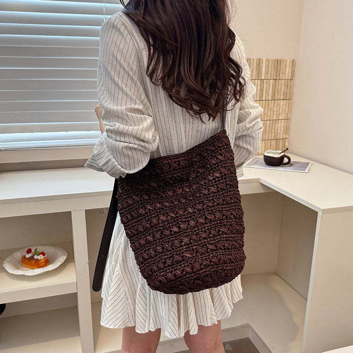Woven Bucket Bag