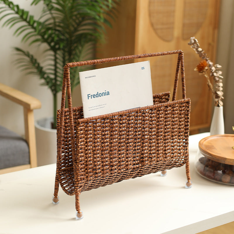 Unisex Handwoven Newspaper and Magazine Stand Stornfield