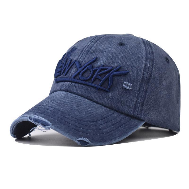 Men's Distressed Casual Embroidered Cap Stornfield