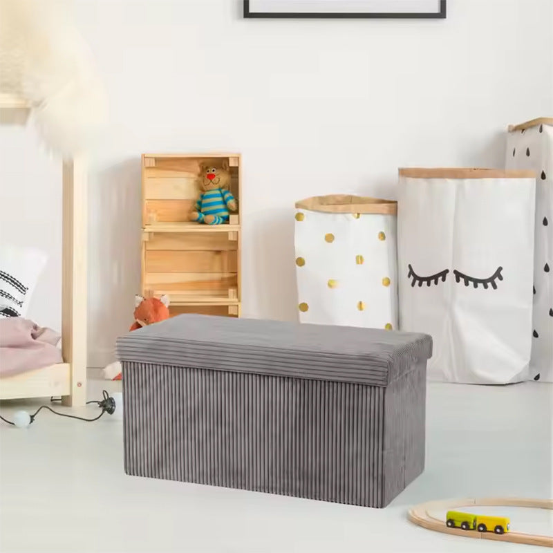 Plush Storage Ottoman Stornfield