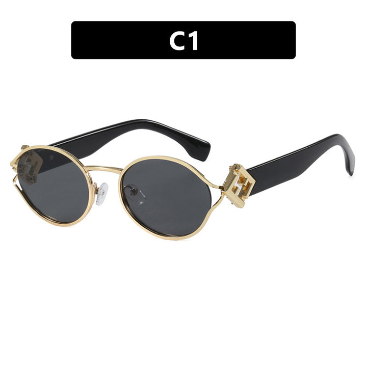 Ladies fashionable sunglasses with elegant metal frame and UV protection Stornfield
