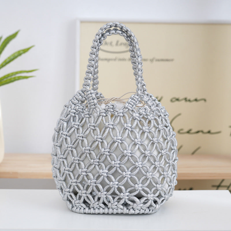 Handcrafted Shopper Bag Made of Fine Macramé Stornfield