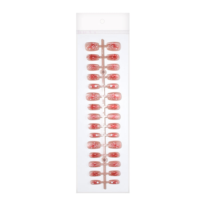 Holiday-Themed Press-On Nail Art Set Stornfield