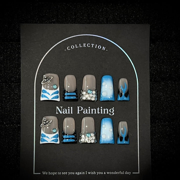 Creative 3D Press-On Nail Art Collection