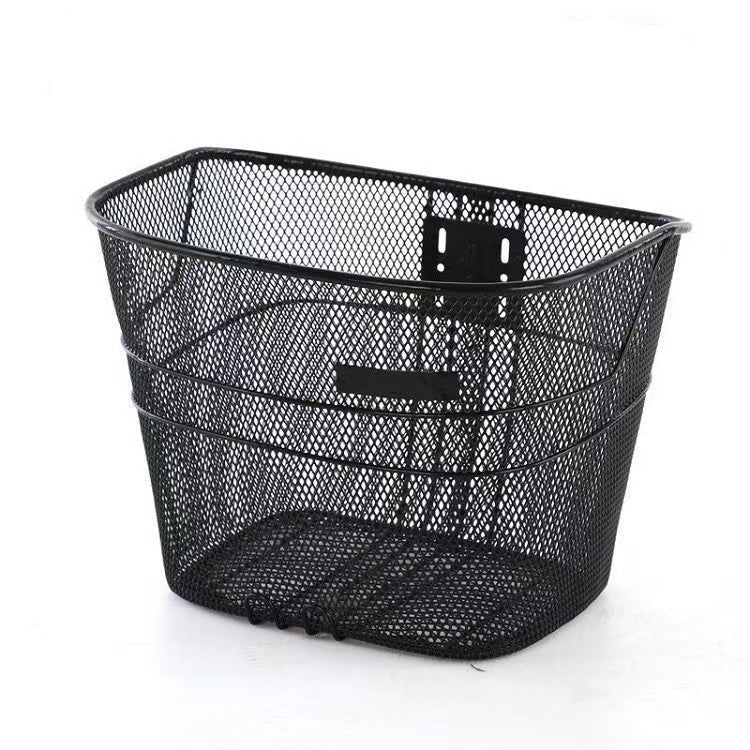 front-mount mesh bicycle basket with universal bracket Stornfield