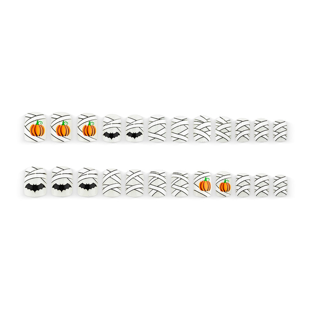Halloween Artificial Nails with Creepy Designs Stornfield