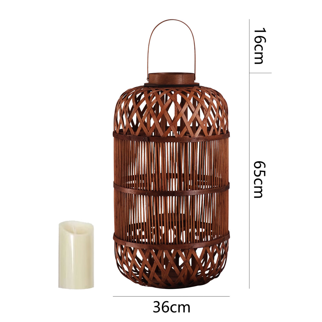Stylish Handcrafted Rattan Lantern Stornfield