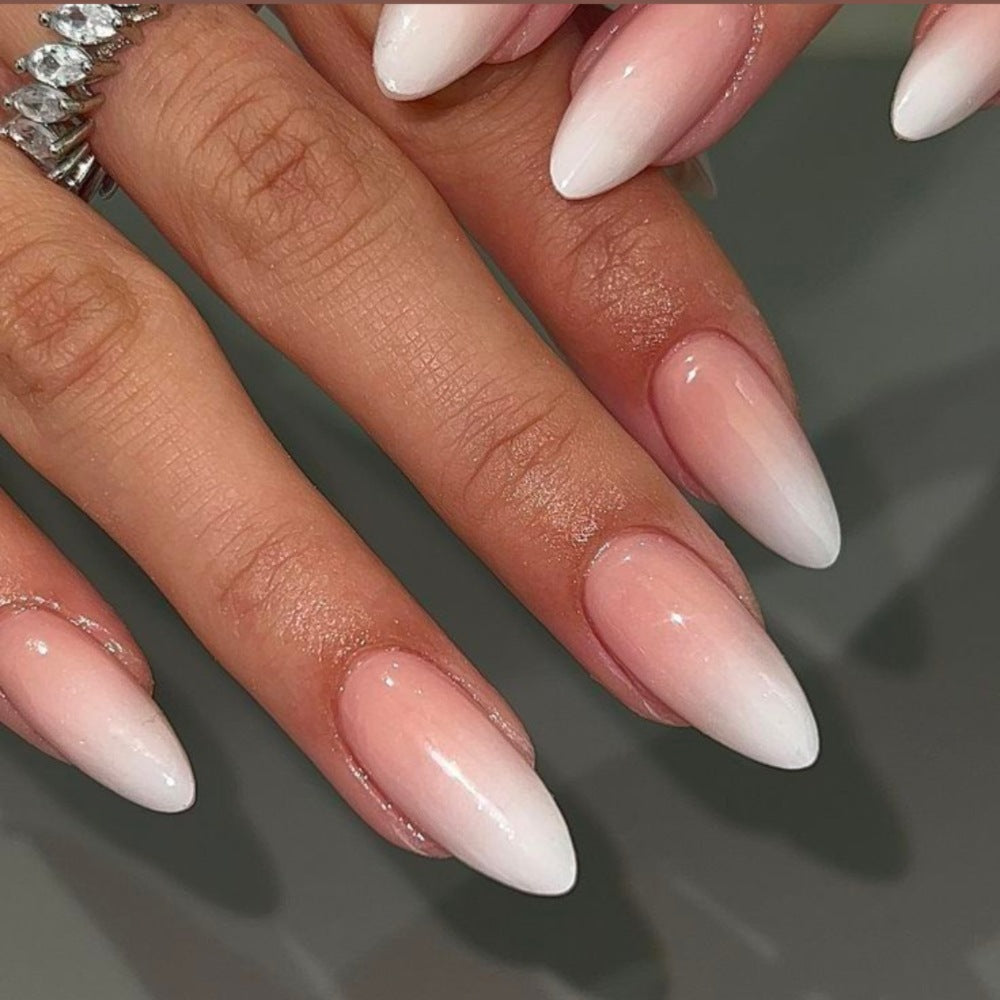 Elegant Ombre Stiletto Nail Enhancements