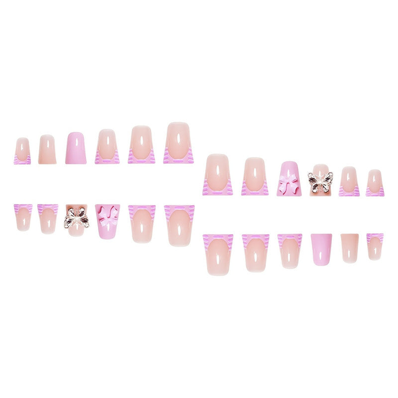 Playful Floral Design Press-On Nail Extensions Stornfield