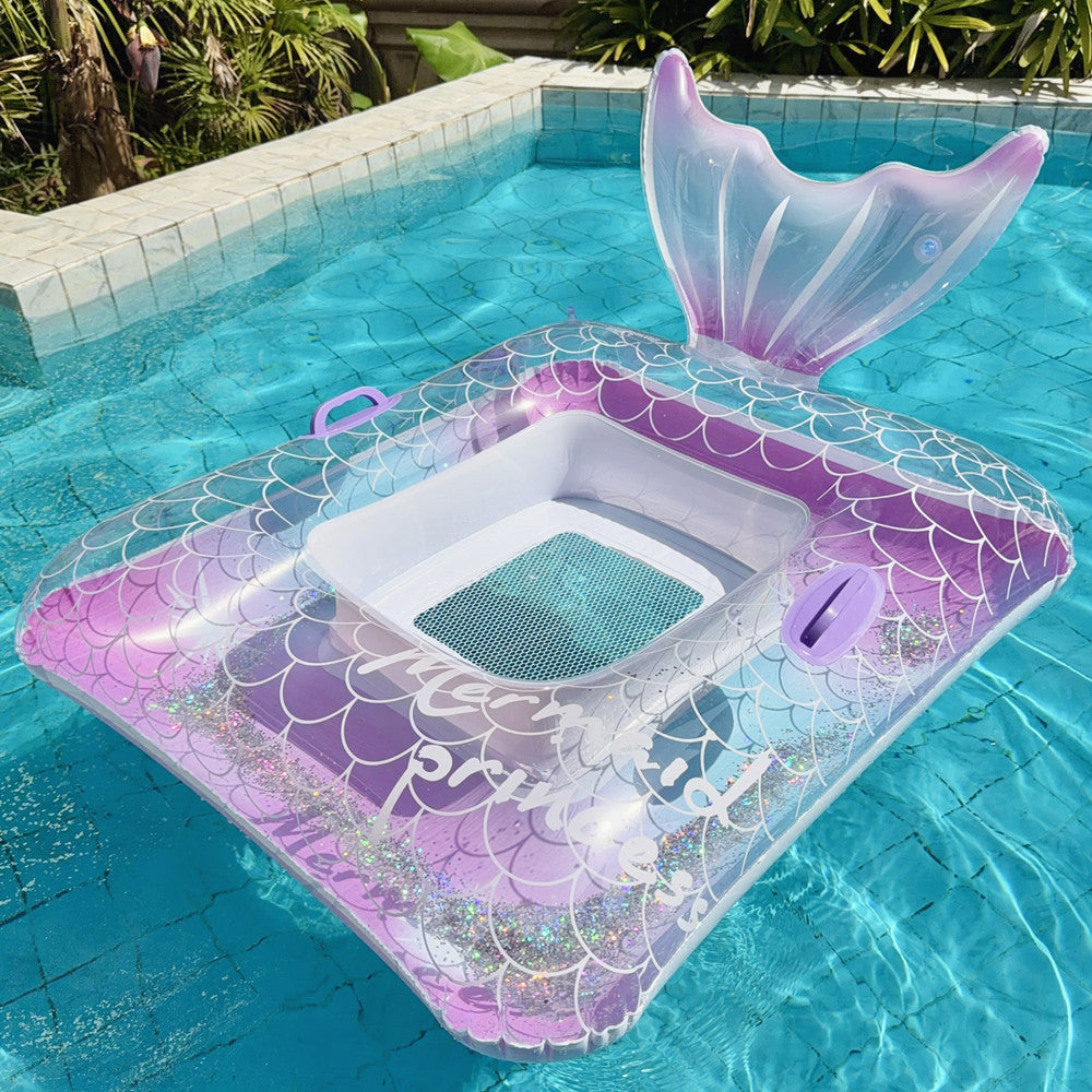 Inflatable Pool Lounger with Sun Canopy Stornfield