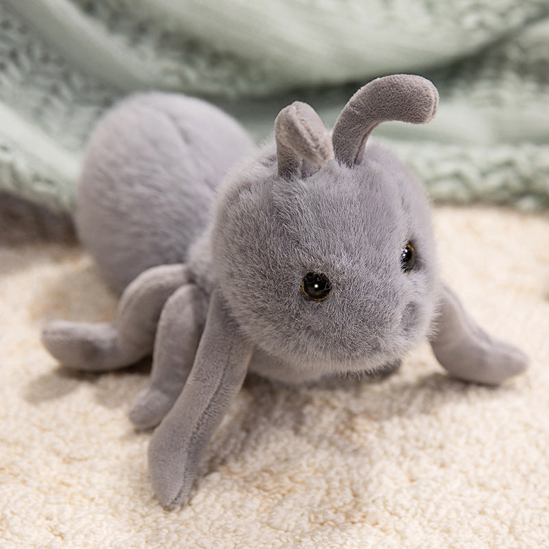 Plush Ant-Inspired Cuddle Toy with Multiple Velvety Legs and Soft Faux-Fur Stornfield