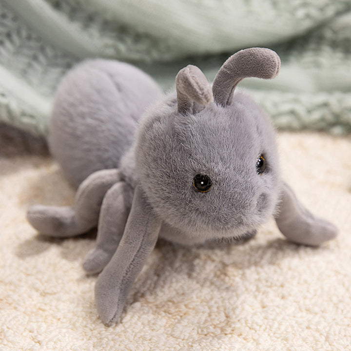 Plush Ant-Inspired Cuddle Toy with Multiple Velvety Legs and Soft Faux-Fur Stornfield