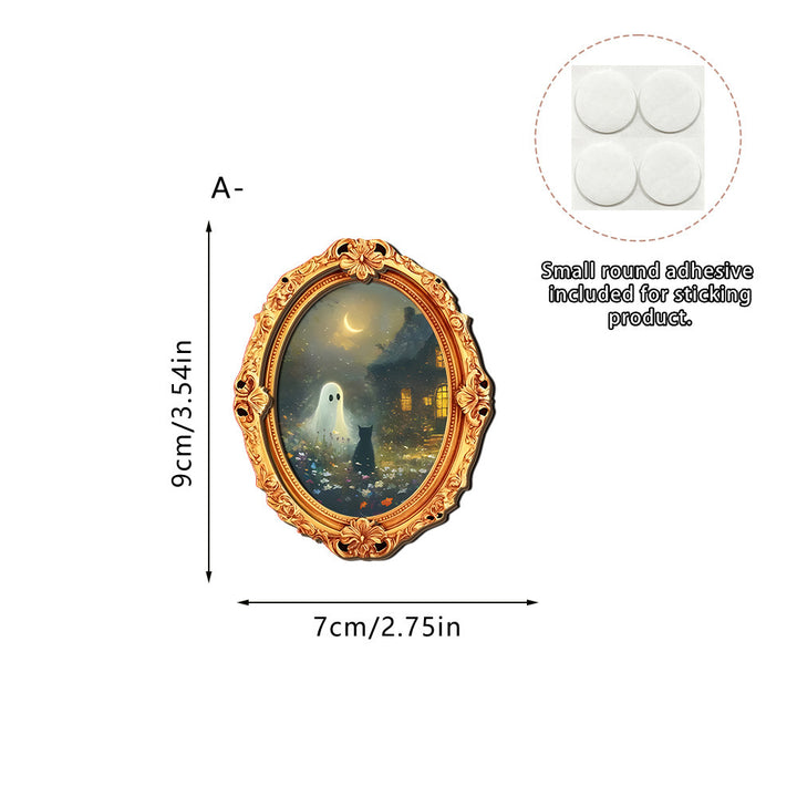 Wall art with creative ghost motif Stornfield