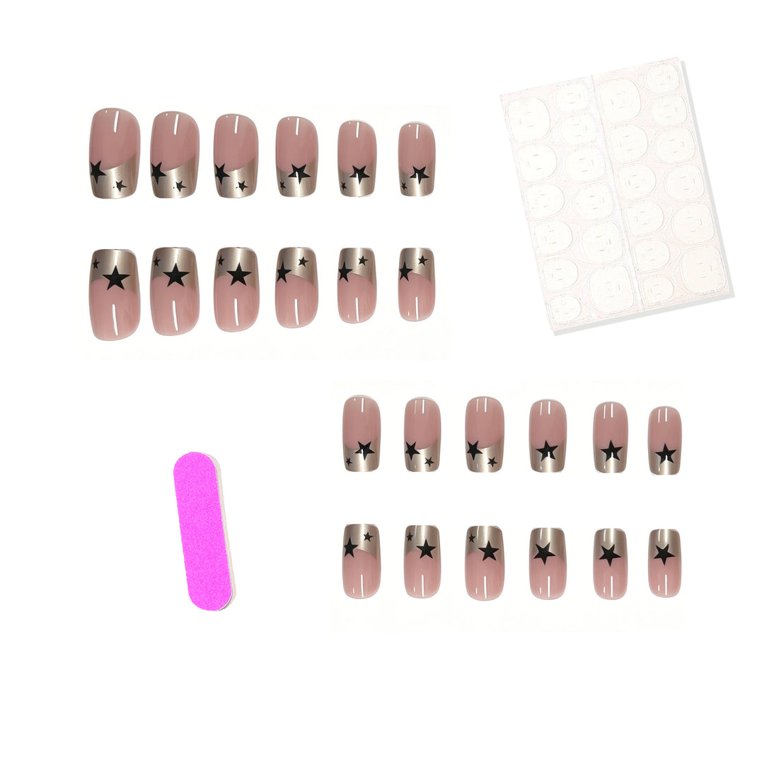 Star-Embellished Nail Art Enhancements Stornfield