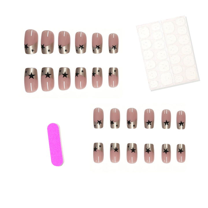 Star-Embellished Nail Art Enhancements Stornfield