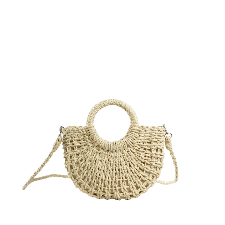 Beef Bast Handbag with Structured Design Stornfield