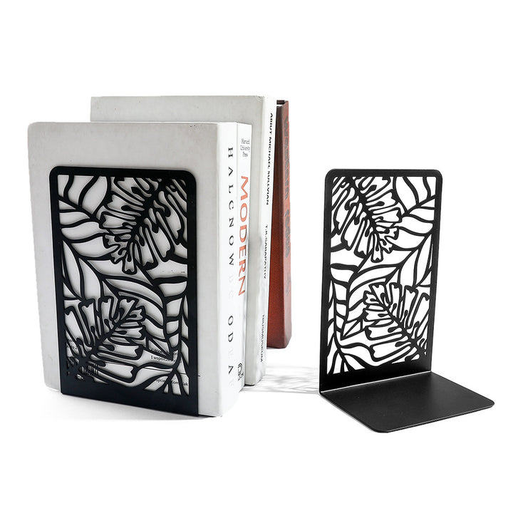 Decorative Plant-Themed Bookends