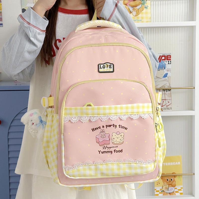 Fun-Themed Multi-Pocket Backpack Stornfield
