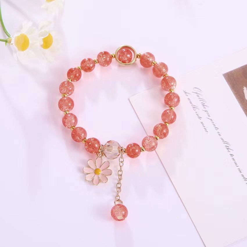 Elegant bracelet with flower pendant Stornfield