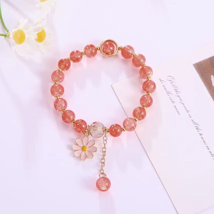 Elegant bracelet with flower pendant Stornfield